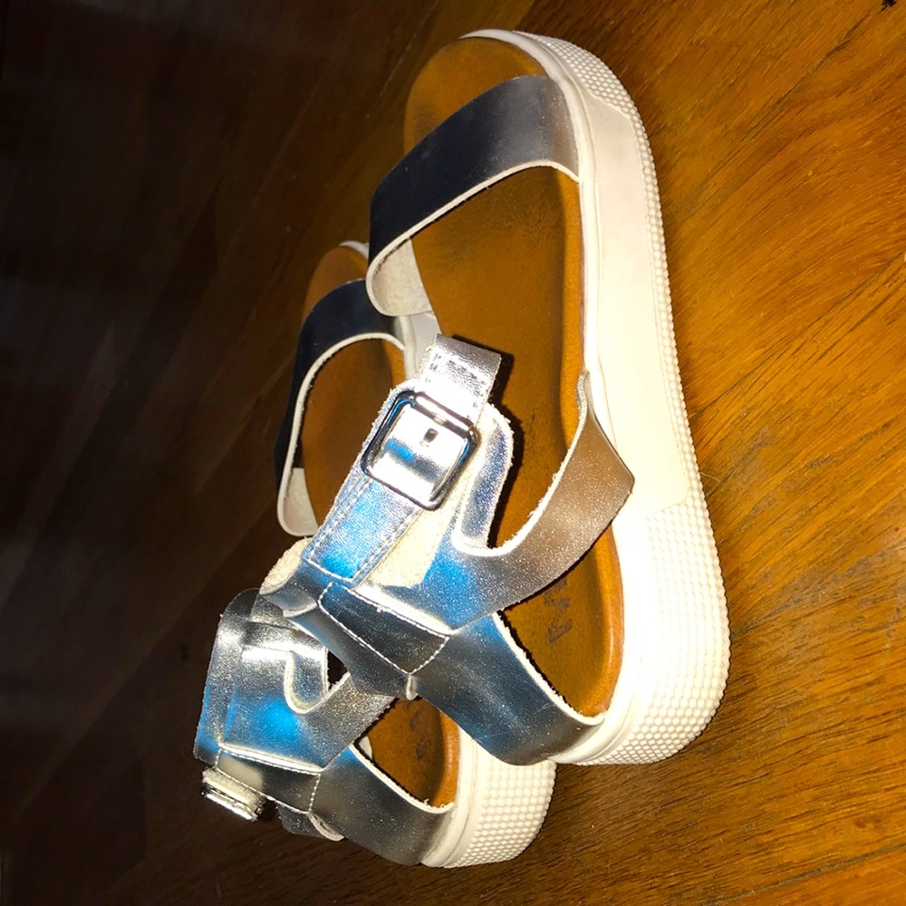 MIA Little Ellen-D Platform Sandal - Silver